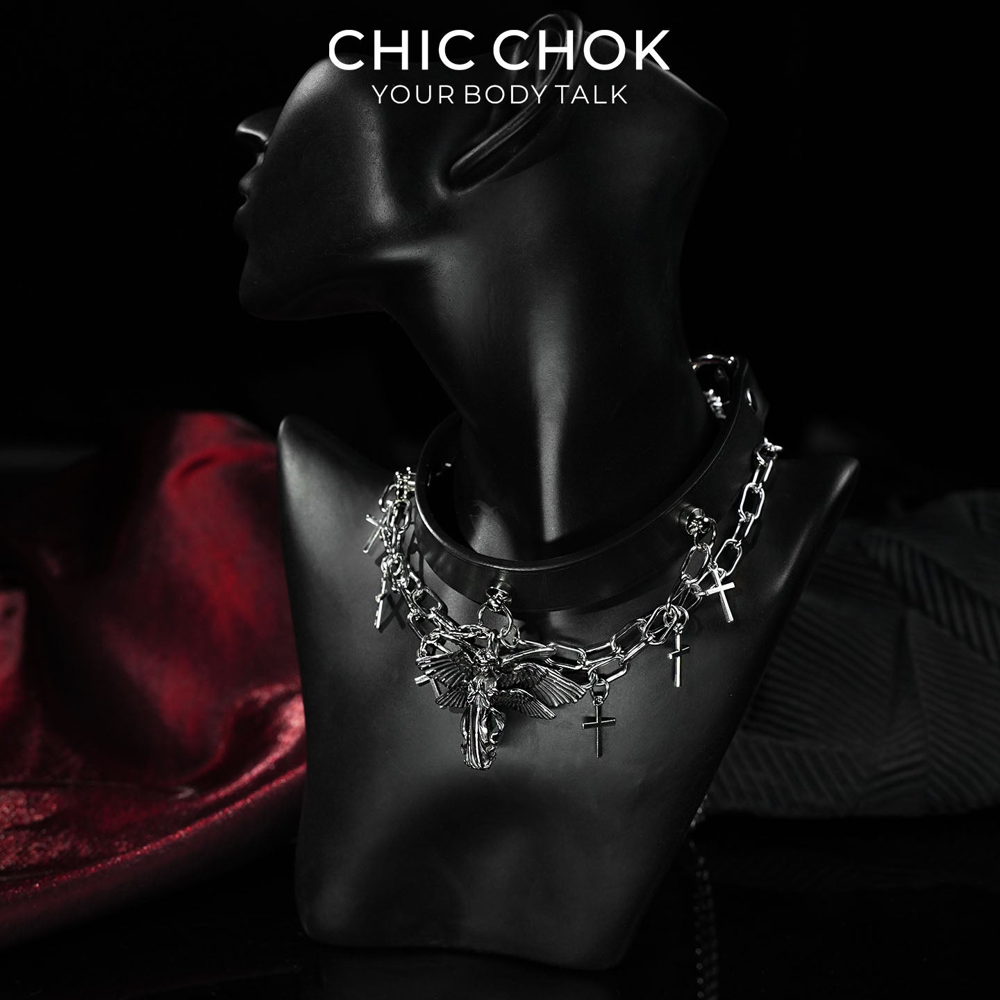 Seraphic Blaze Choker Necklace