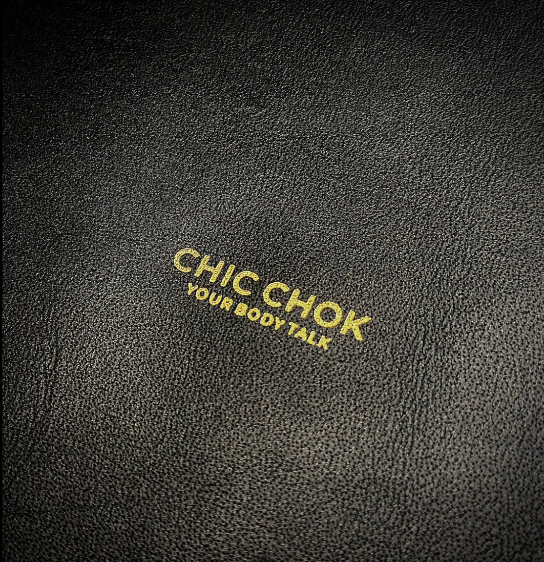 chicchok breathless choker handmade gold silver red