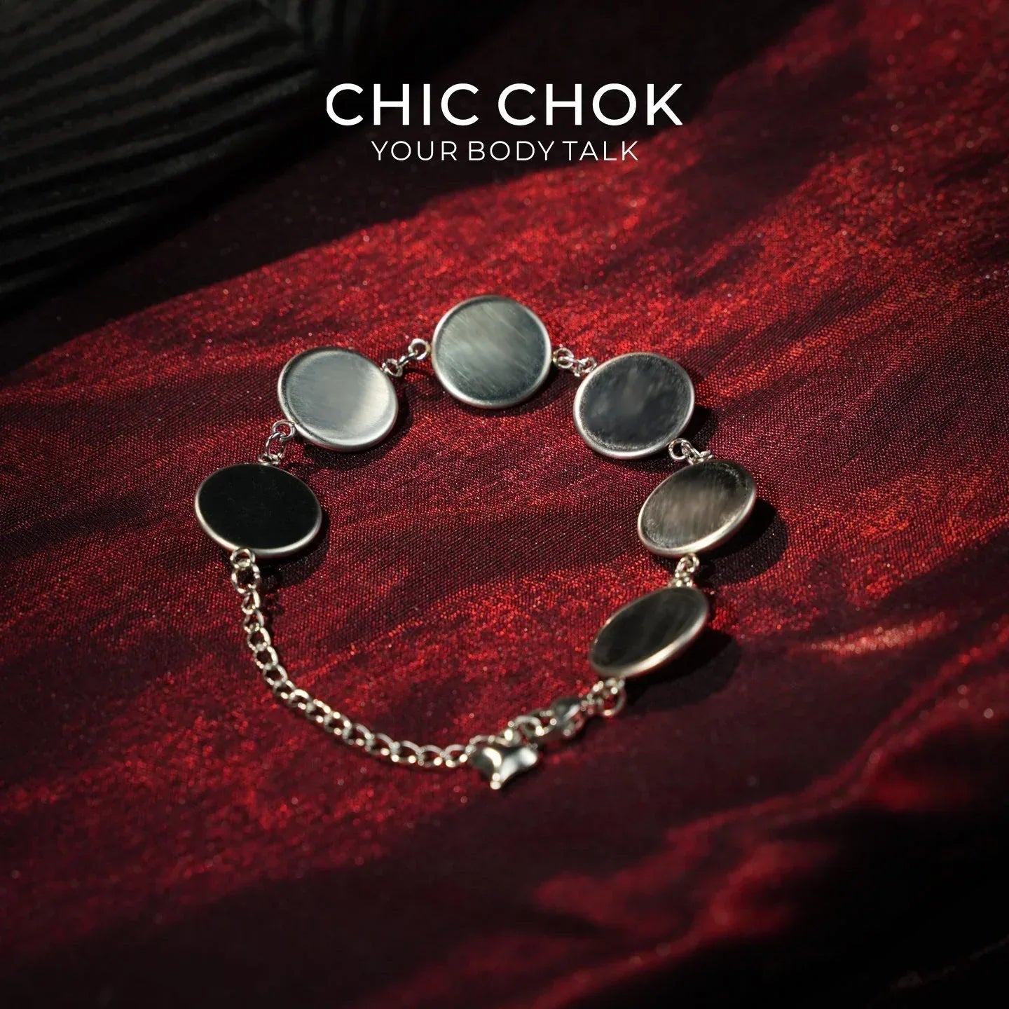CHIC CHOK The Crocodile’s Stillness: Textured Scale Link Bracelet - CHICCHOK