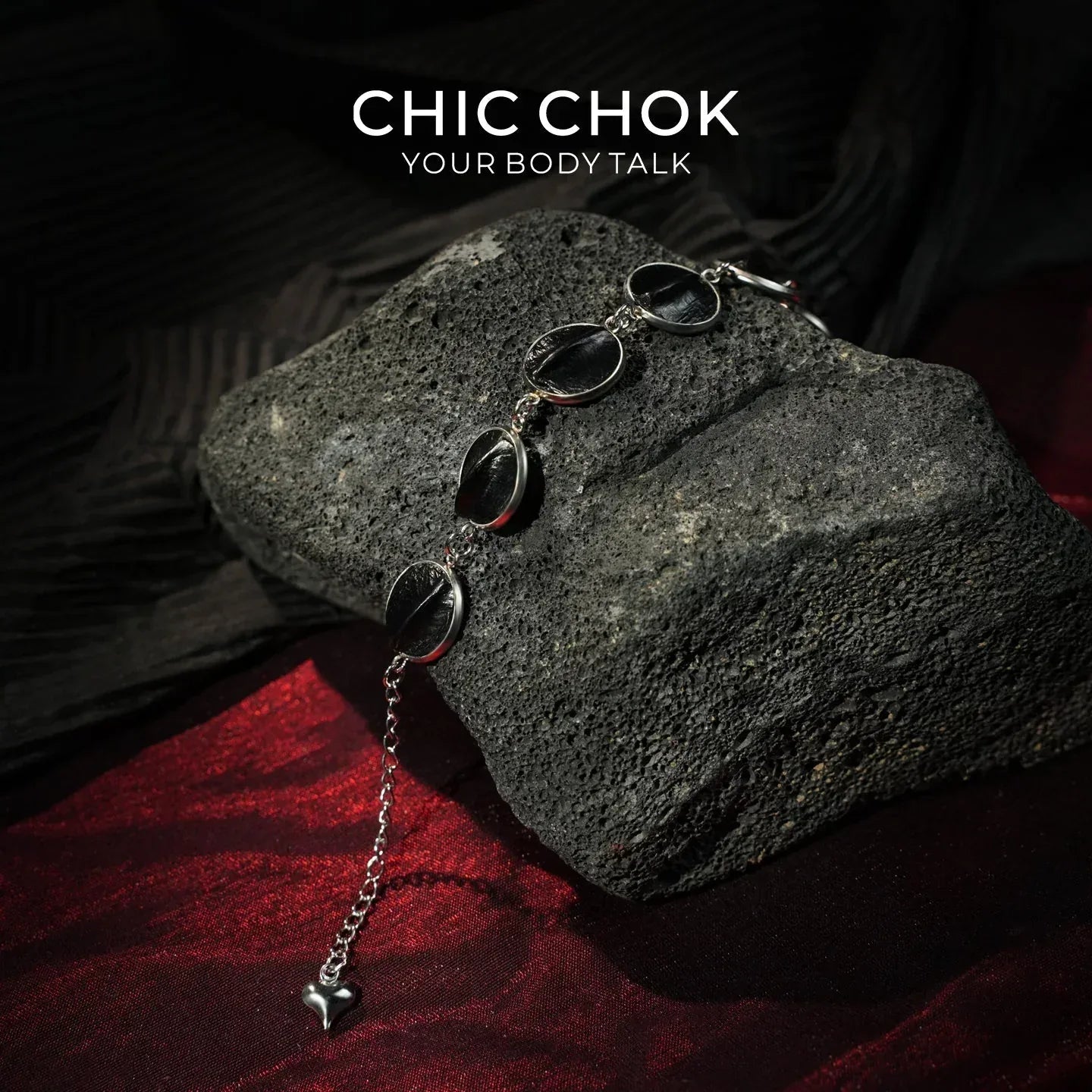 CHIC CHOK The Crocodile’s Stillness: Textured Scale Link Bracelet - CHICCHOK