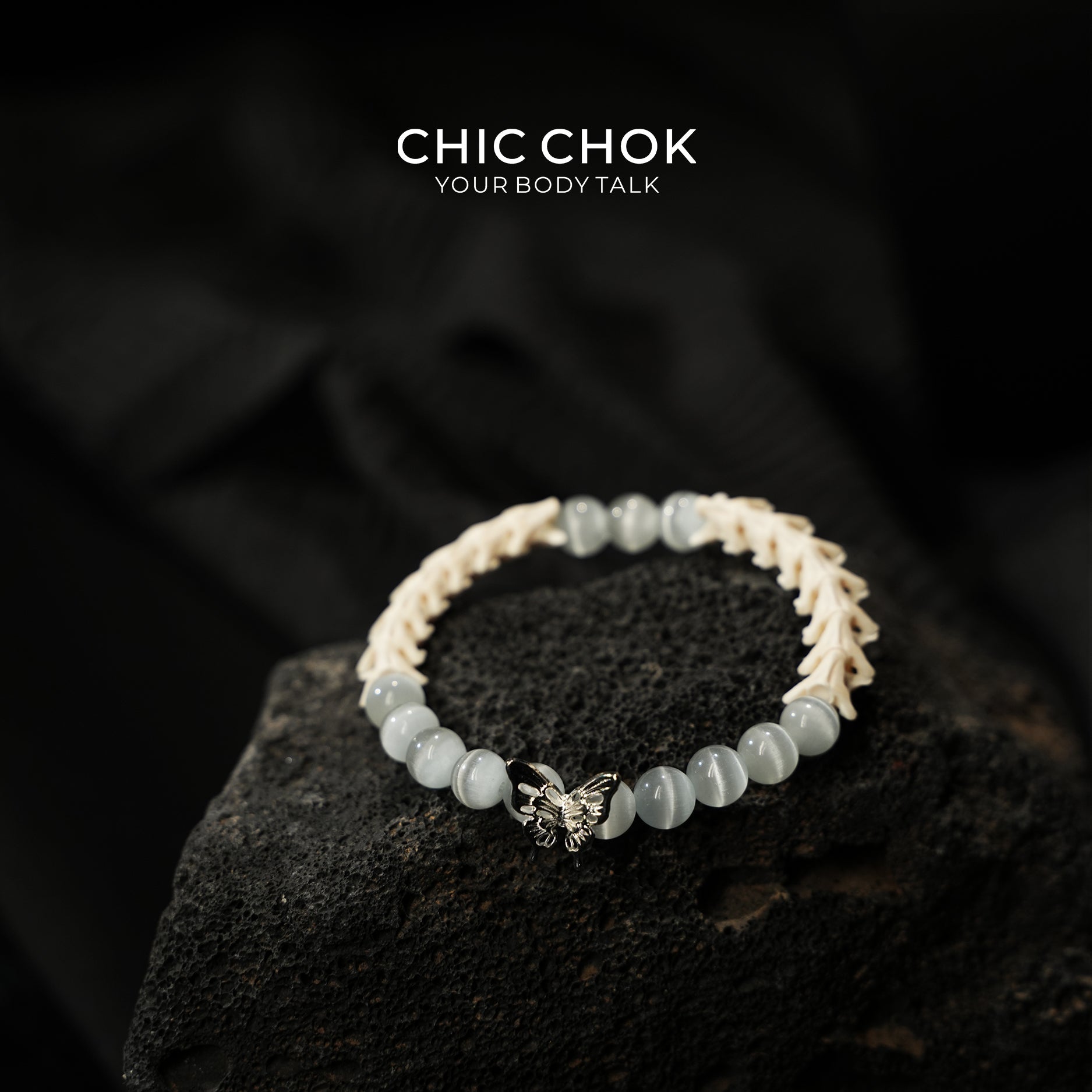Butterfly Bone Frost Firefly Bracelet