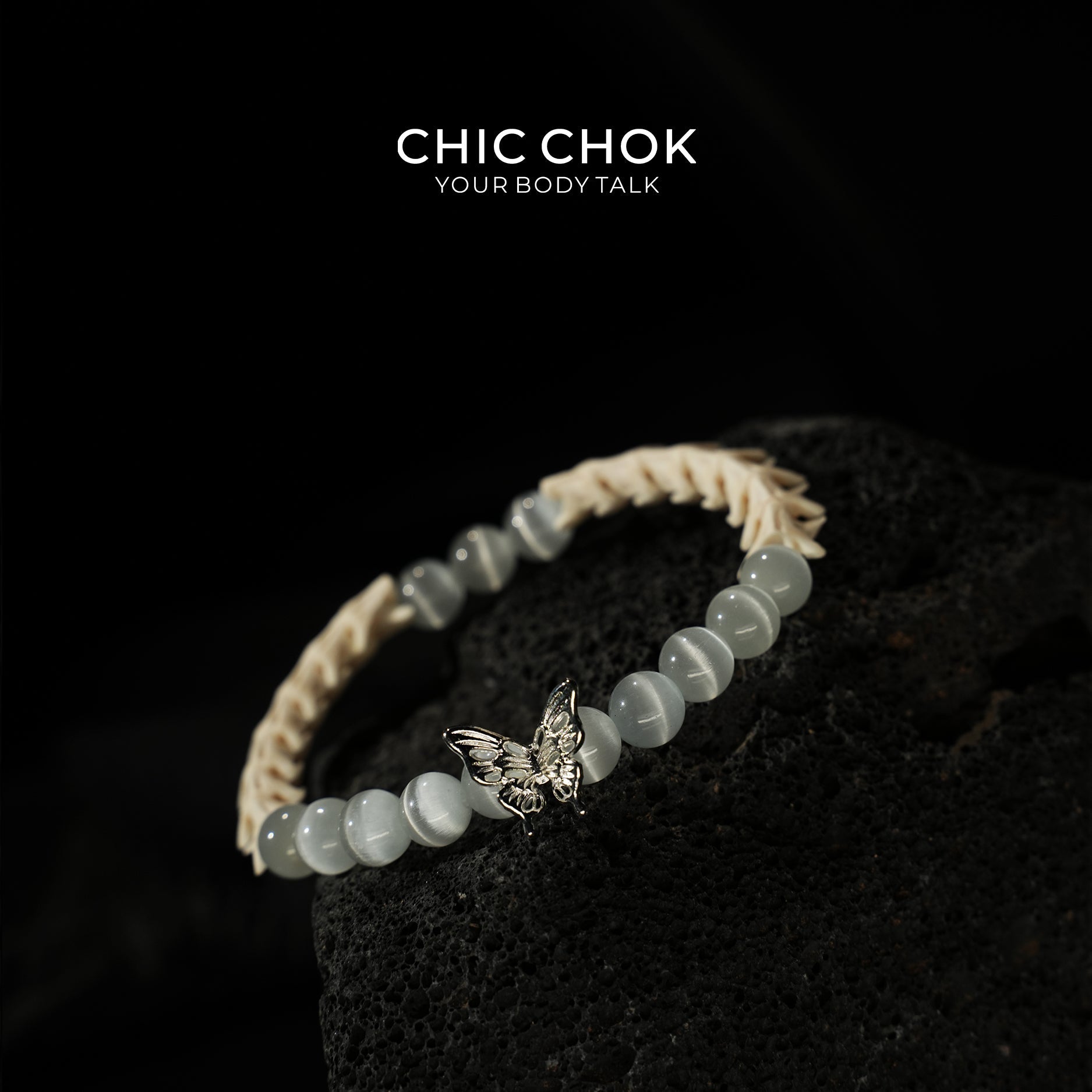 Butterfly Bone Frost Firefly Bracelet