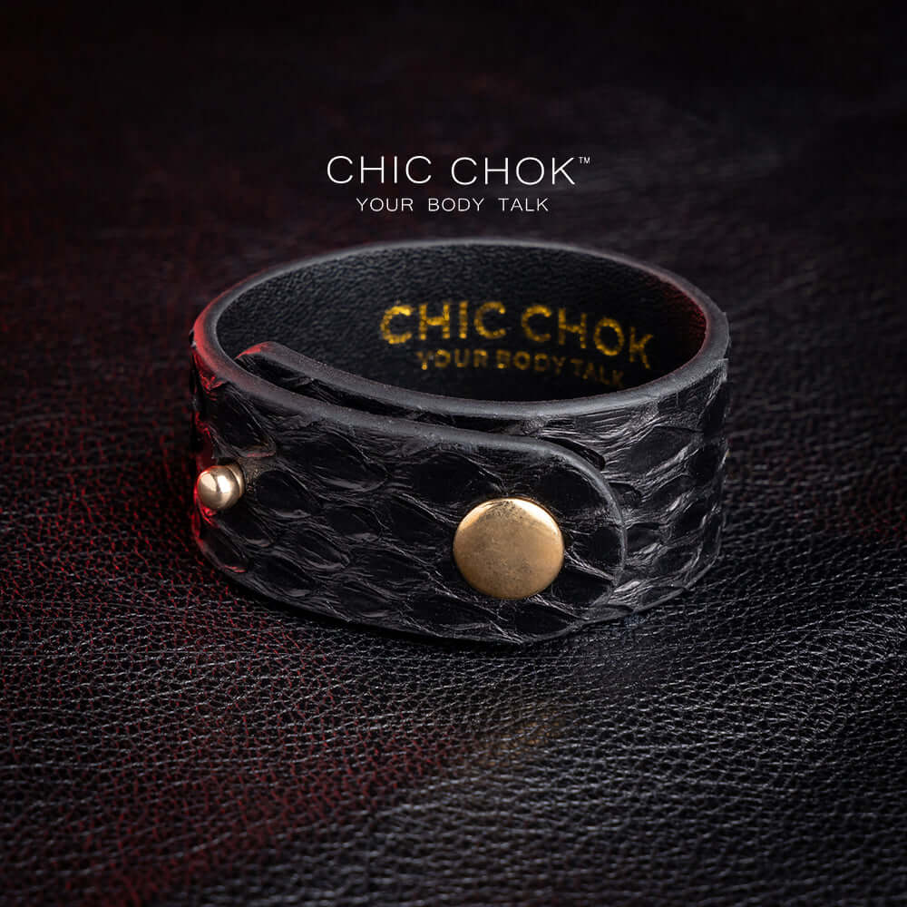 Genuine leather, python skin, adjustable bracelet, multiple color options for you to match with ease