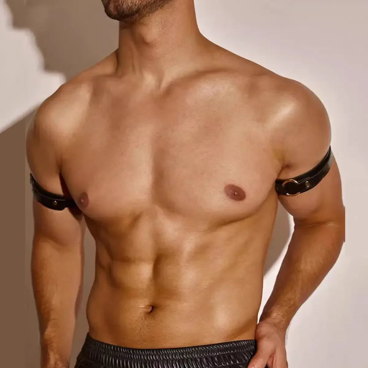 CHICCHOK [Ares] Men's High-end Leather Armbles, Fashion Clothing Accessories Handmade - CHICCHOK