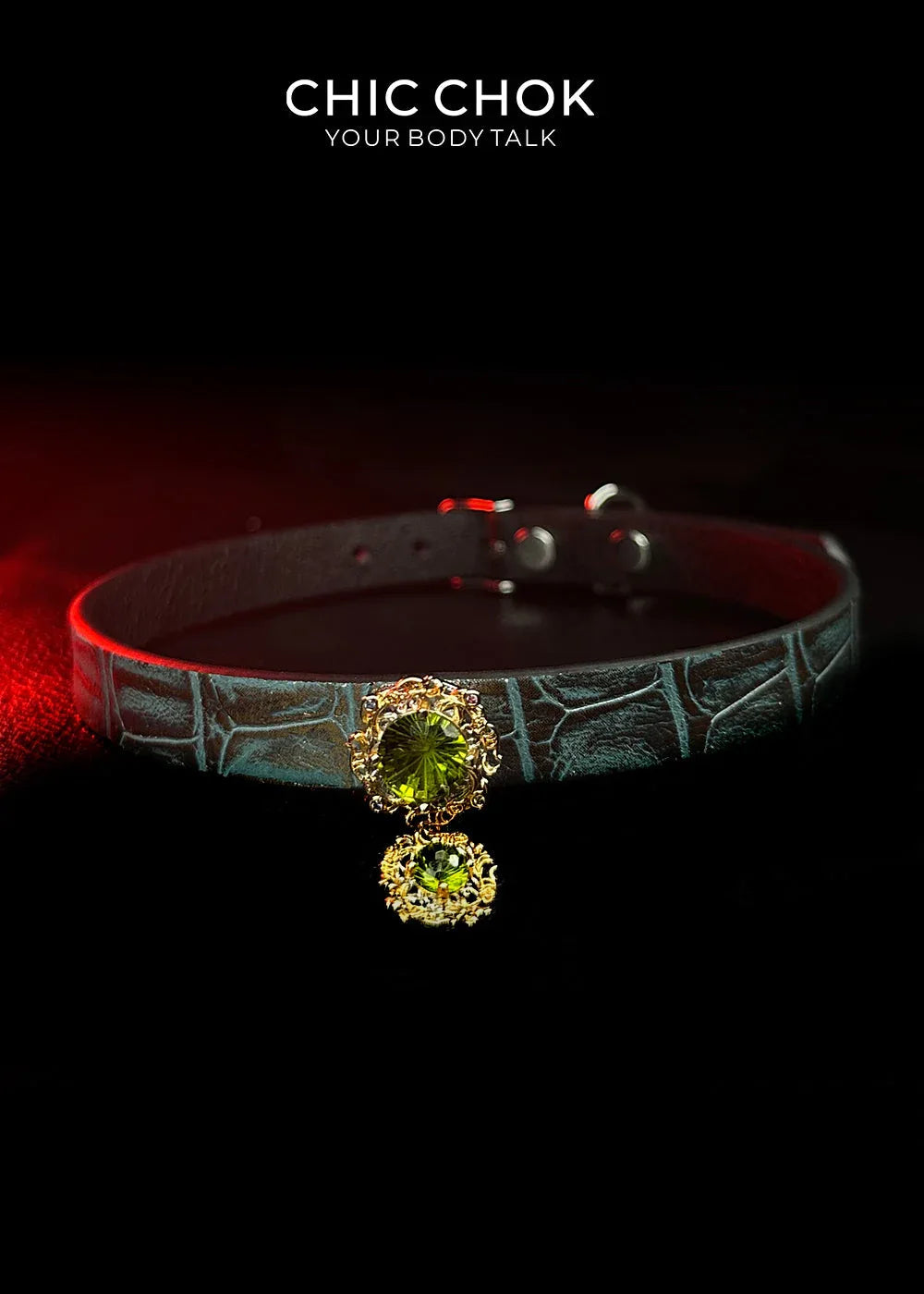 CHICCHOK [Emerald Dream] - Eternal Love, Sparkling Time Choker - CHICCHOK