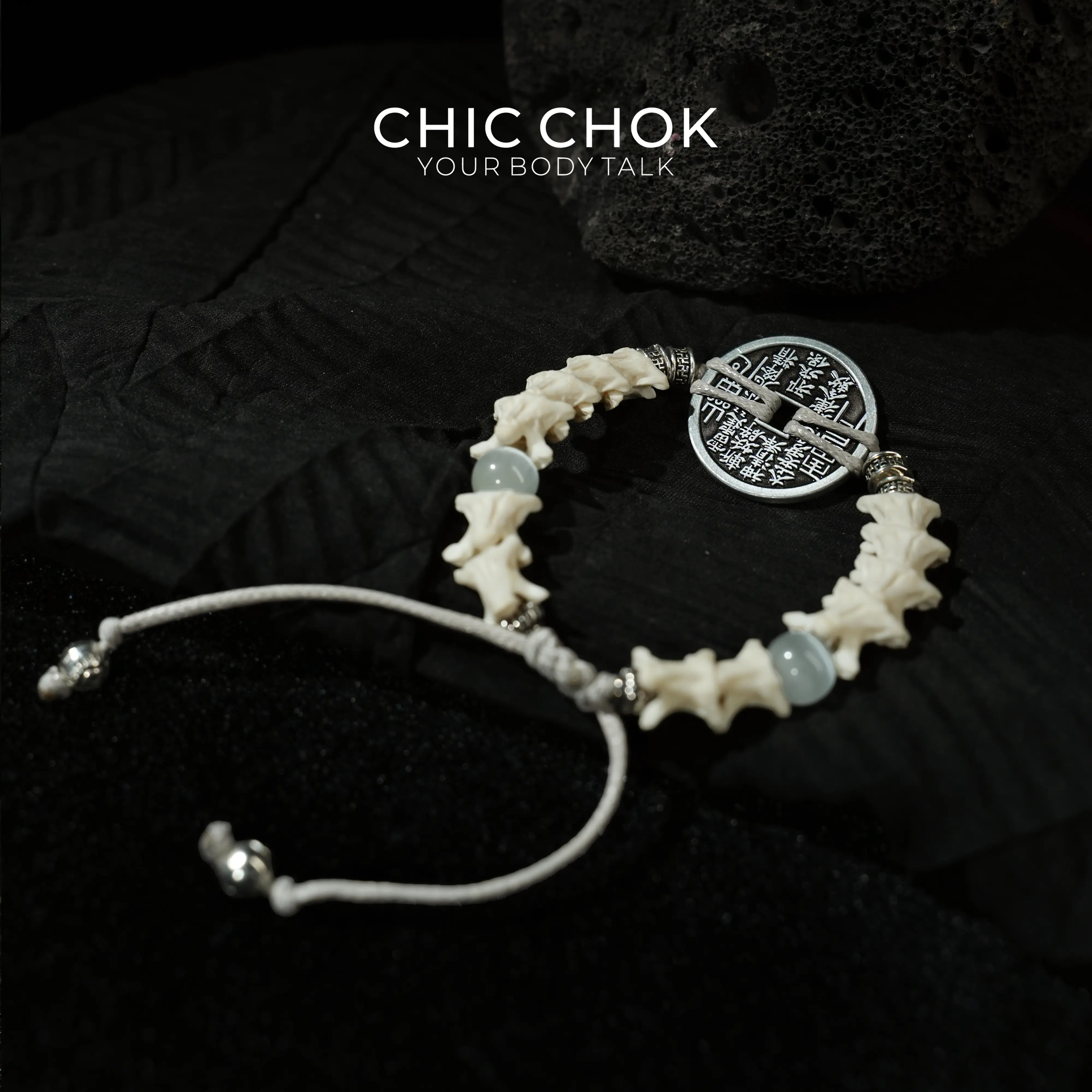 Serpent Vertebrae Bagua Coin
