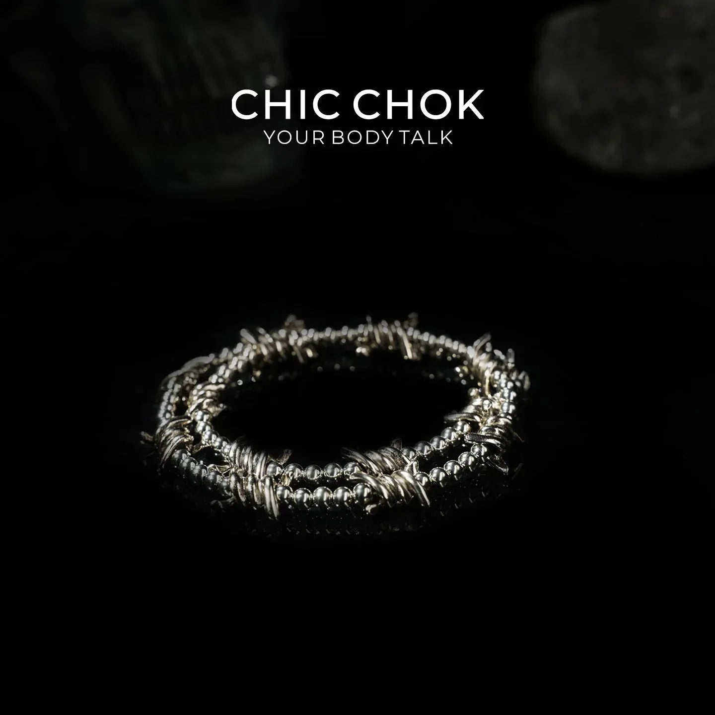 CHICCHOK [Steel Thorns] Heavy Metal Punk Necklace - CHICCHOK