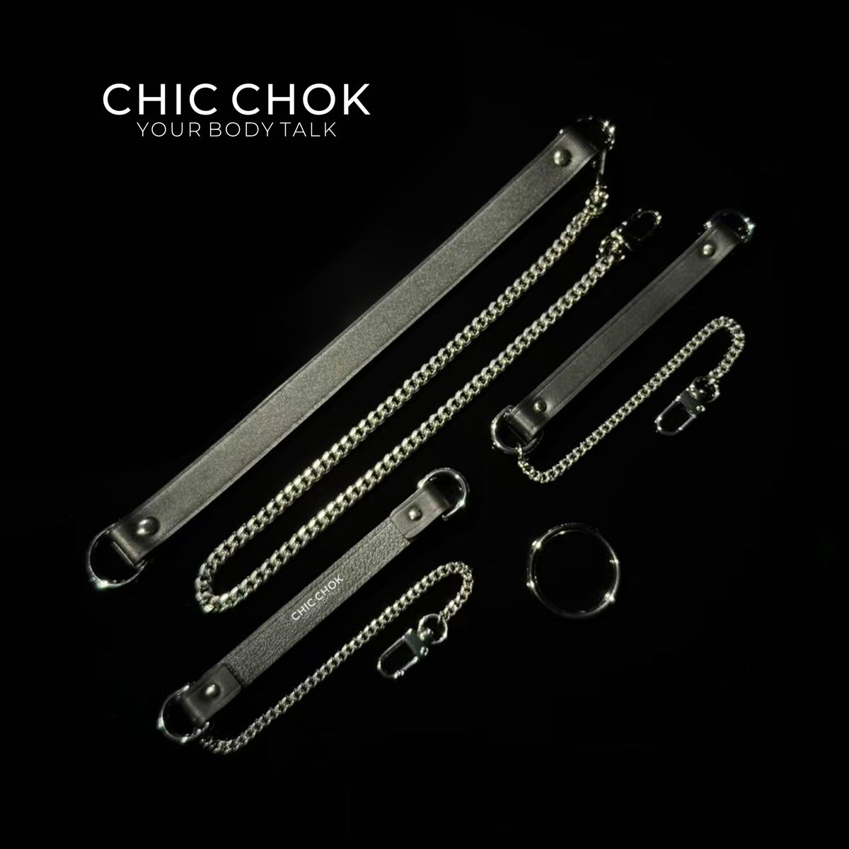 CHICCHOK Breathless Handchain Anklet Set
