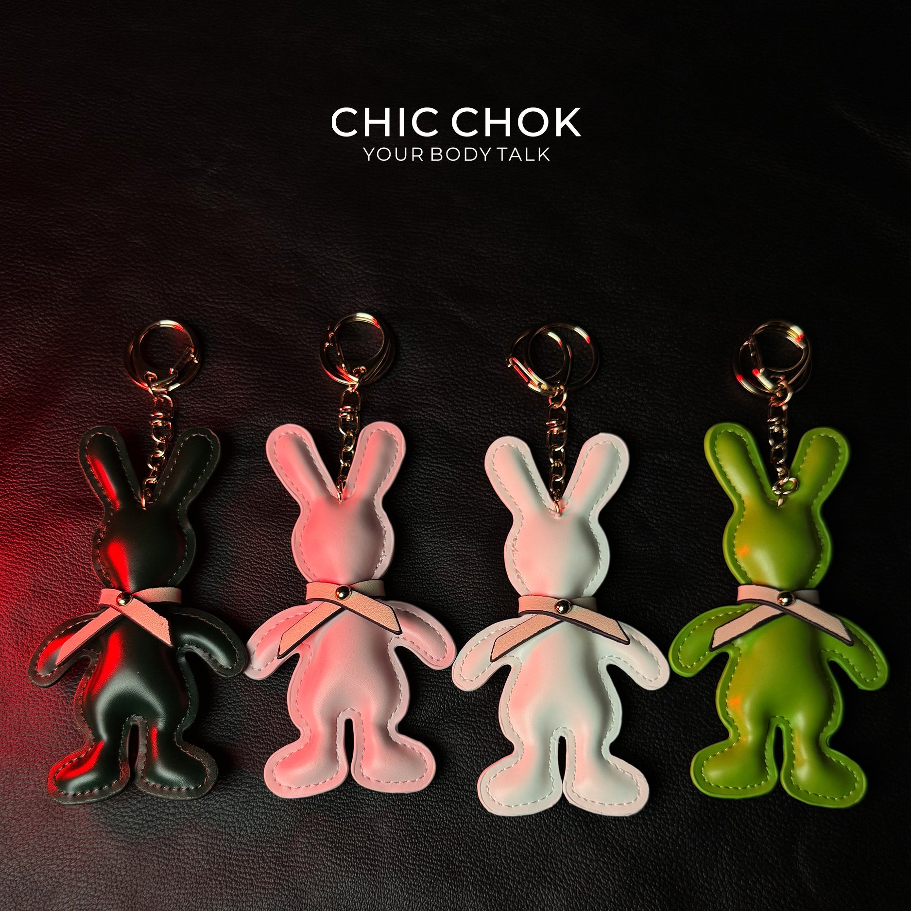 Groovy Bunny | Fun and trendy Easter, cute and dynamic with you Keychain