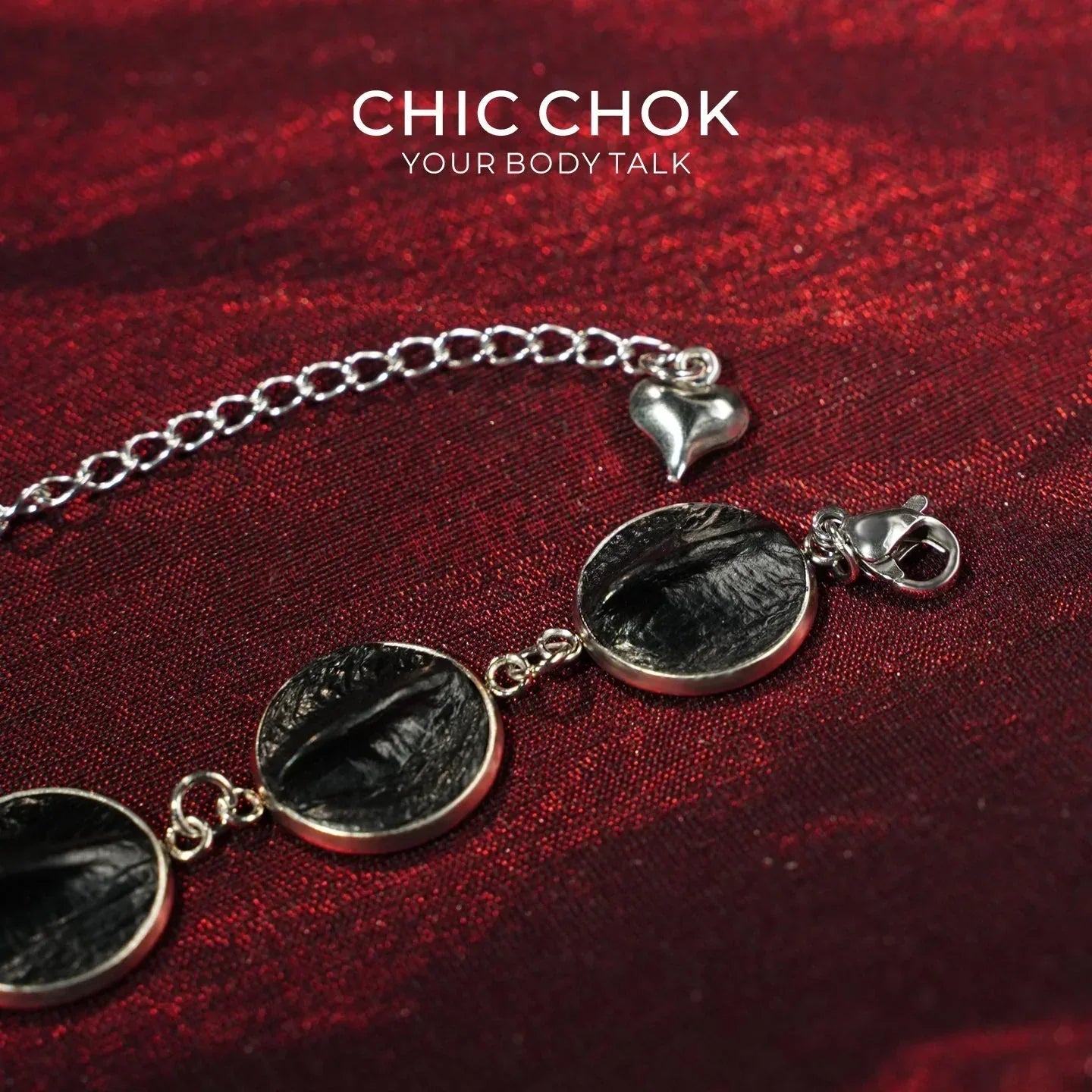 CHIC CHOK The Crocodile’s Stillness: Textured Scale Link Bracelet - CHICCHOK
