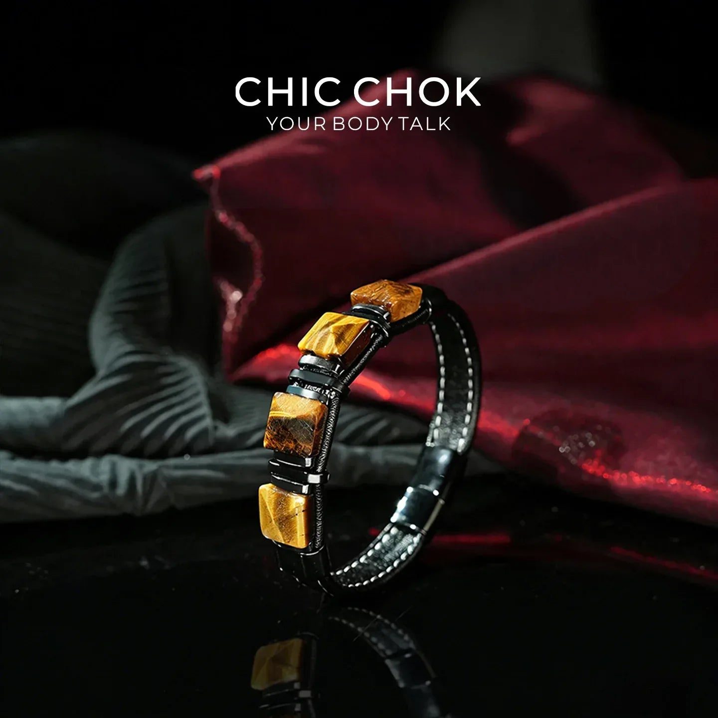 Golden Focus - CHICCHOK - Bracelet, Crystal Bracelet