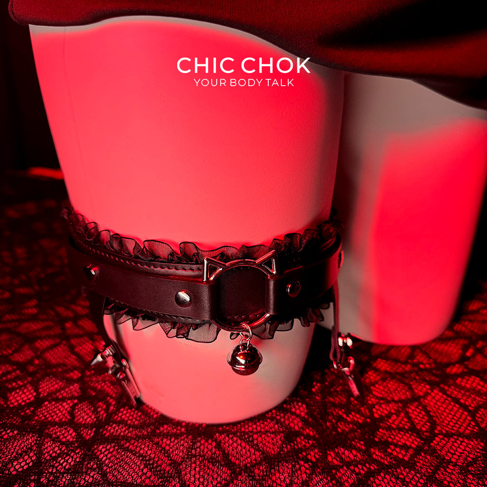 CHICCHOK Cat lace leg ring/bracelet/foot ring