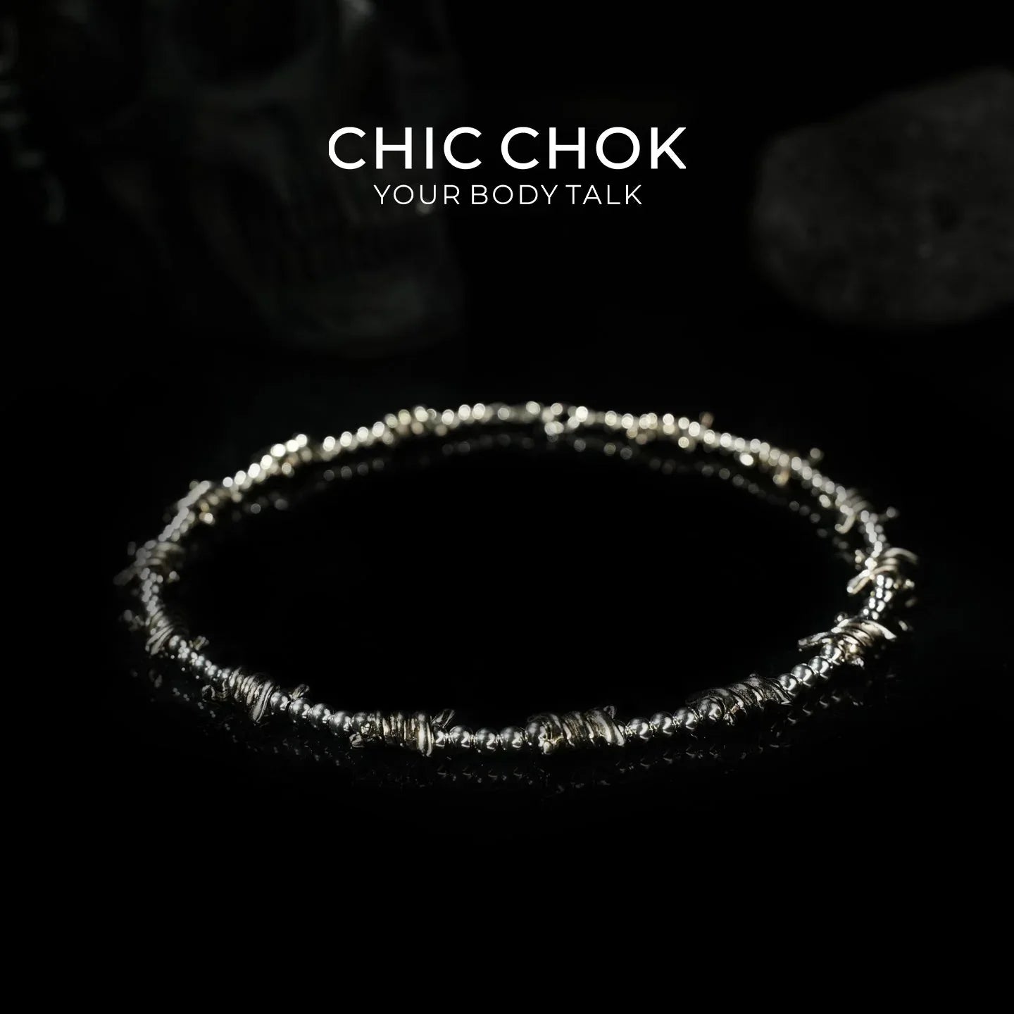 CHICCHOK [Steel Thorns] Heavy Metal Punk Necklace - CHICCHOK