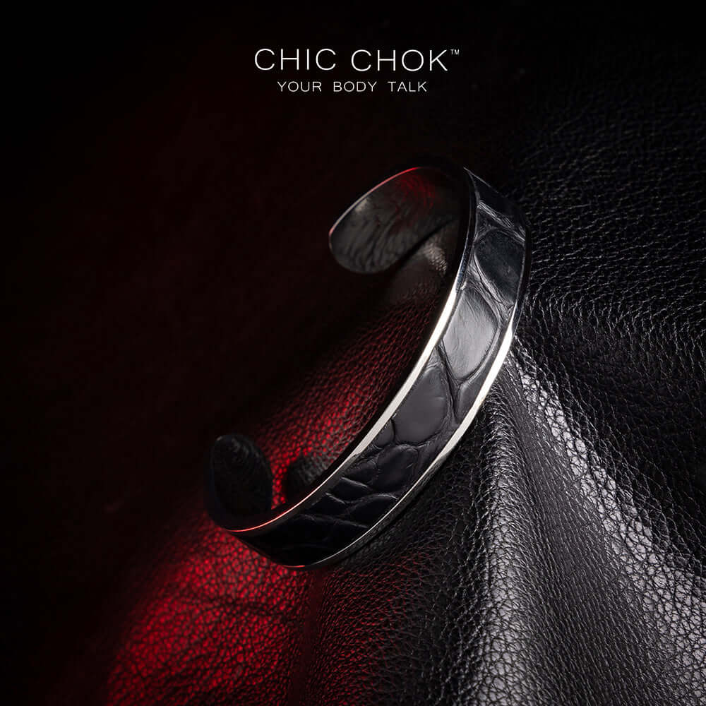 chicchok [Baron Crow] Metallic bracelet Couple Gifts, Farewell Gift handmade