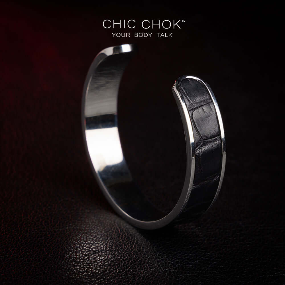 chicchok [Baron Crow] Metallic bracelet Couple Gifts, Farewell Gift handmade